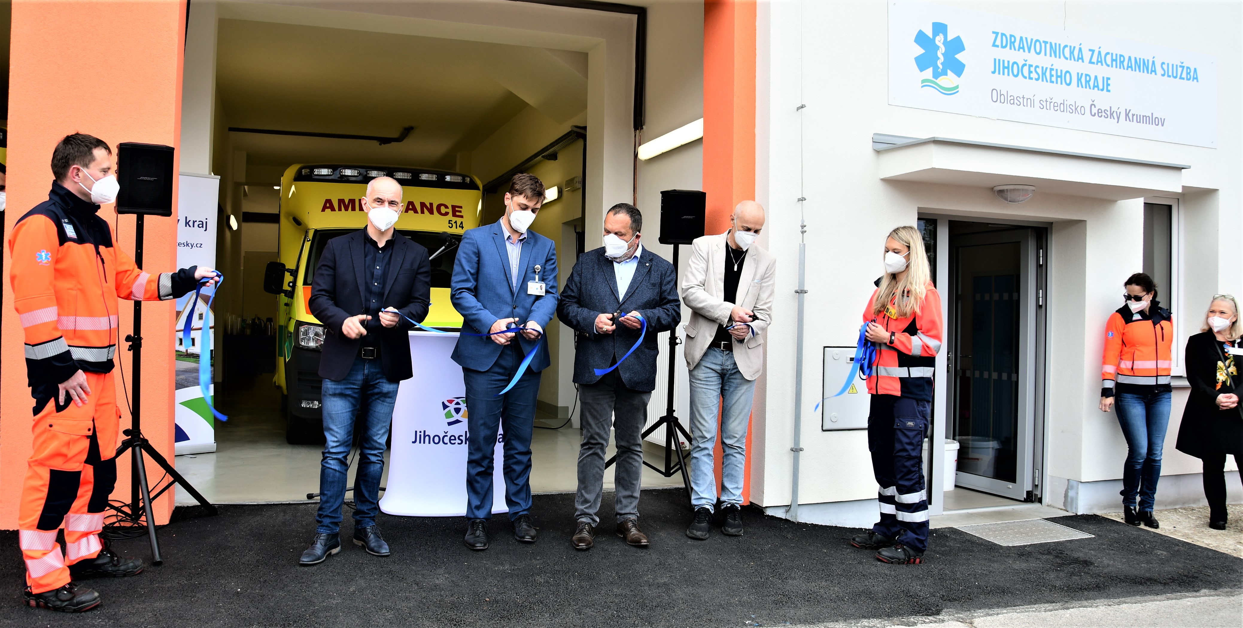 Záchranáři v Českém Krumlově mají nové zázemí